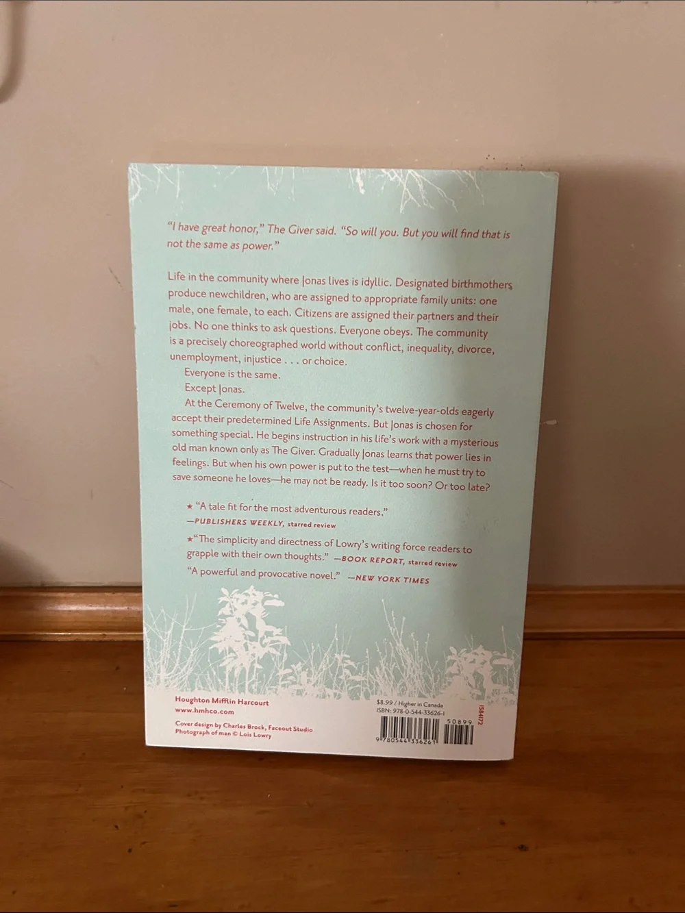 The Giver Paperback by Lois Lowry